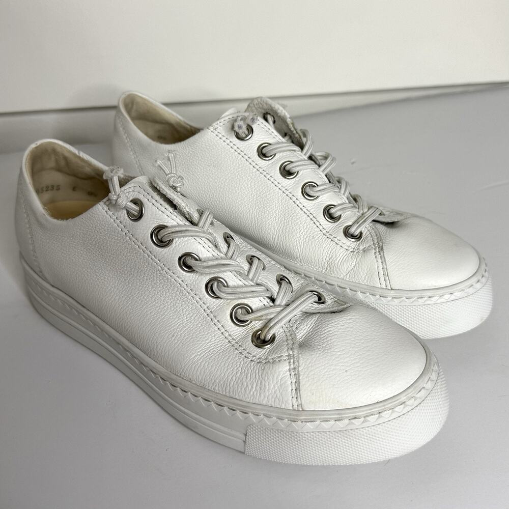 Paul Green Leather Slip On Sneakers White Size UK 5.5 / Size 8 US
